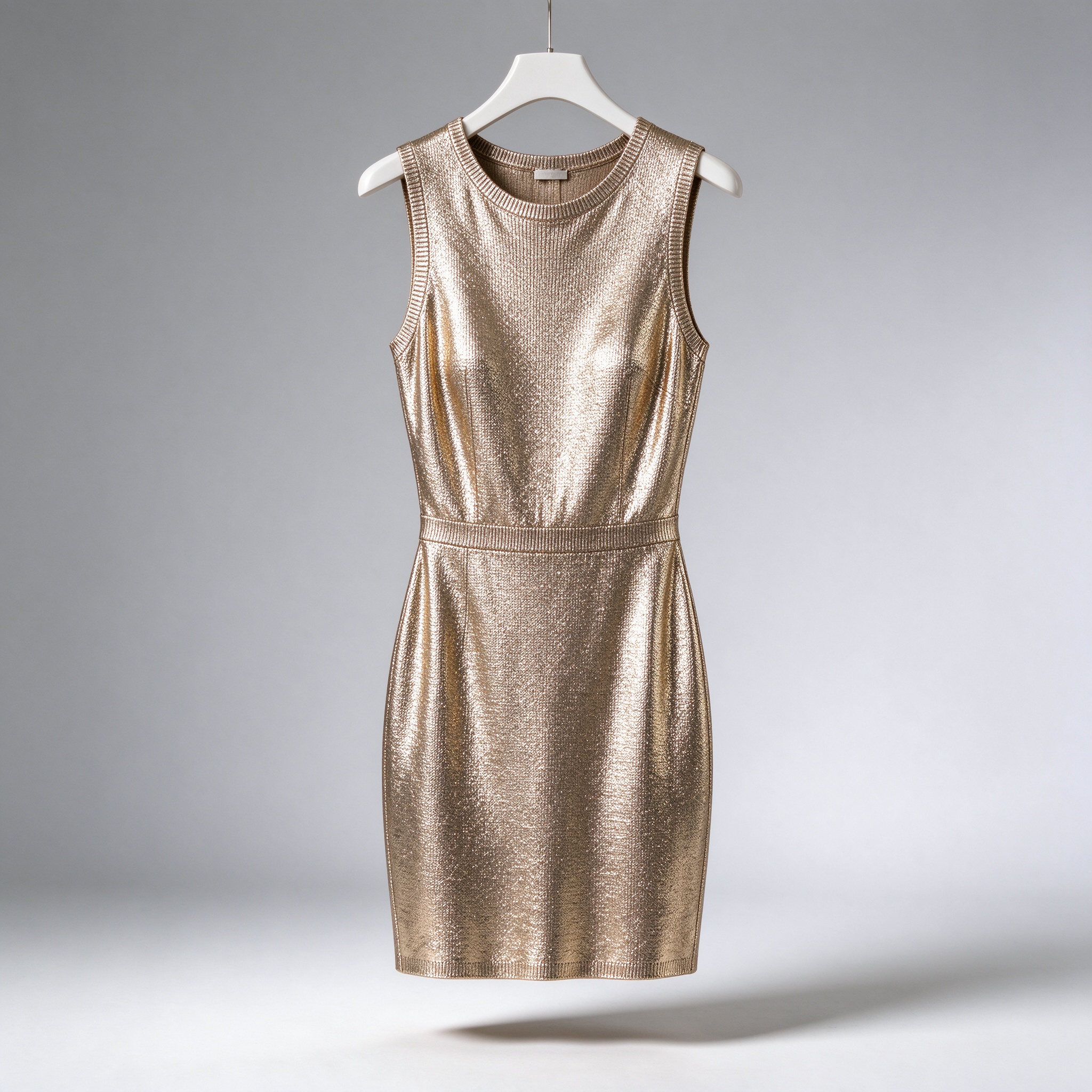 Foiled Jersey Cocktail Dress